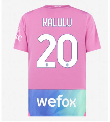 AC Milan Pierre Kalulu #20 Tredje trøje 2023-24 Kort ærmer